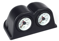 2-Gauge Pod With 2-Dual Needle Air Pressure Gauges