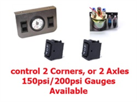 Air Pressure 150psi Gauge Panel, with 2 Electronic Switches