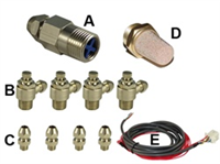 1/2" Fitting Package (for 4Dual Manifold Valves, with Slowdown Valves,Speed Control Valves, CheckVal