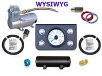 DC2500, Check Valve,  1 Gal Tank,  4-Pushbutton, Gauges, 70psi on 120psi off Pressure Switch, 50'  1