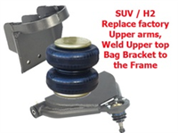1999-2006 CHEV SILVERADO,SIERRA,ESC,TAH,YUK Upper Control Arms with Bags and Top Frame Mounts (Set)