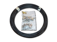 1/4" DOT Nylon Reinforced Air Line Kit 50-Feet (4) Bags & 2 Tee