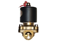 1/4" 2W-08 4mm Orifice 125psi Brass Electronic Valve - 125psi No Mounting Brackets