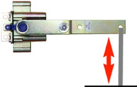 1/8" Leveling Height control Valve Connects to Frame and Axle to maintain adjustable pre-set height.