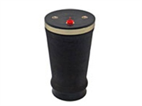 1500lb. 12.75" Extended, 5.75" Compressed 5" Diameter Tapered Sleeve 1/2" port airspring airbag