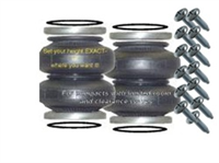 2500lb. Double Bellow Bare airbag spring 6.25" Diameter - Strutbag Replacement.  With Seals and Ring