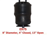 It-E975 13" Extended 4.50" Collapse 8" Diameter 1/4" Port Truck airbag airspring