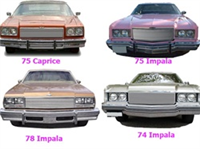 Billet Grille Insert Caprice Full Polished