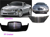 Billet Grille Pt Cruiser Upper Only Polished