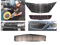Billet Grille lower Center Insert Infiniti Qx5