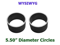 Bag Brackets Circles 4" Tall (Pair)
