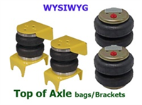 Bag Brackets Top Of Axle Bag Kit With Bags (Pair)