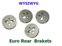 Bag Brackets Upper Or Lower Rear Euro Donut   2" Tall  (Per Pai