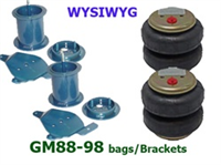Bag Brackets Only No X-Member (Donuts) 26 Rear