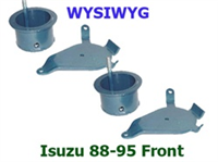 Bag Brackets Only Front Isuzu
