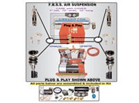 1997-2006 Alpha Romeo Alfa 147, 155, 156, 157 Complete Air Suspension Kit System F-AIR STRUT, R=AIR