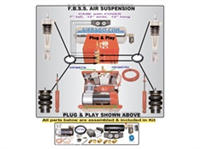 2004-2008 Mazda 6 Complete Air Suspension Kit System F=SLEEVE,R=BAG/BRK