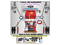 1965-1972 Chevrolet Corvair Complete Air Suspension Kit System F=BAG/BRK,5"BAGS FRONT, 6" REAR
