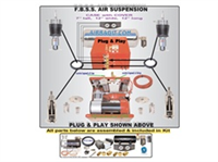 2001-2004 Dodge Stratus 2Dr Coupe, Sebring Complete Air Suspension Kit System F=SLEEVE,R=CYLINDERS