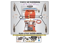 2003-2006 Honda Accord Complete Air Suspension Kit System F-AIR STRUT, R=AIR STRUT
