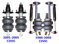 1992-1996 Honda Prelude Rear Air Suspension Kit R=BAGS/ARMS/SHOCKS REAR AXLE