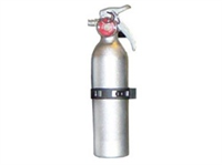Silver Fire Extinguisher