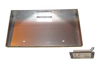 License Raw Steel Insert For Tailgate With Light