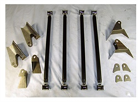 Full Size Heavy Duty Triangulated 4 Link Rear Suspension Kit no C-Notch