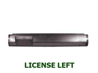 (HH) Steel Rollpan FLEETSIDE Rp-108 License Offset Left