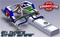 Complete Front and Rear StreetScraper with Plug and Play Air Management. Gas Tank not included