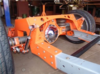 Street Scraper Complete With 2600lb. Air Bags, Shocks, 4-Link and 2" Spacer. Cust must specify 14bo