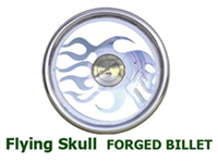 Flying Skull Full Wrap Billet Steering Wheels