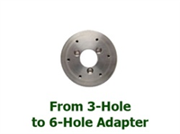 3Hole To 6 Hole Billet Steering Wheels Adapter 1" Thick