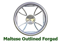 Maltese Outline Full Wrap Billet Steering Wheels