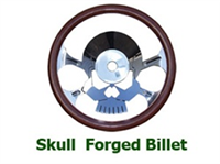 Skull Oldstyle Full Wrap Billet Steering Wheels